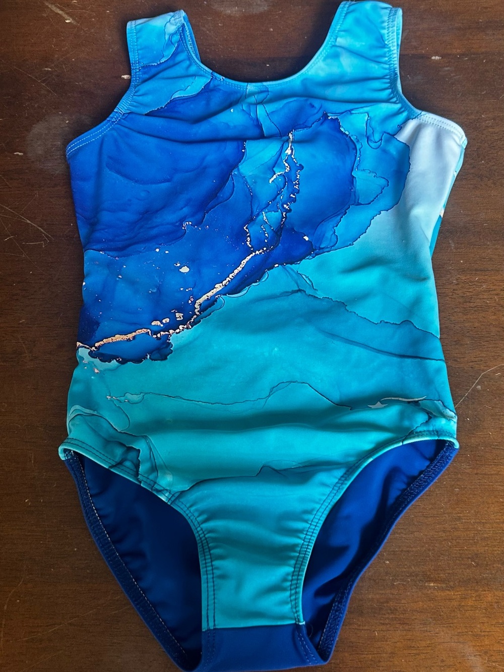 Girls youth medium destira gymnastic leotard